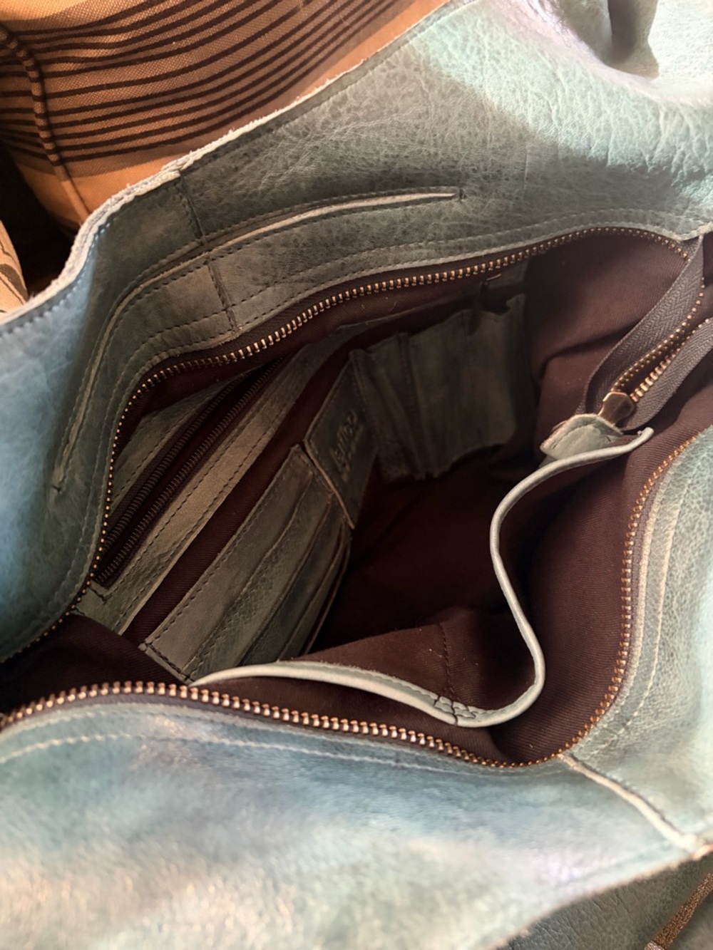LATICO Camila Shoulder Bag in Denim - Picture 3 of 8